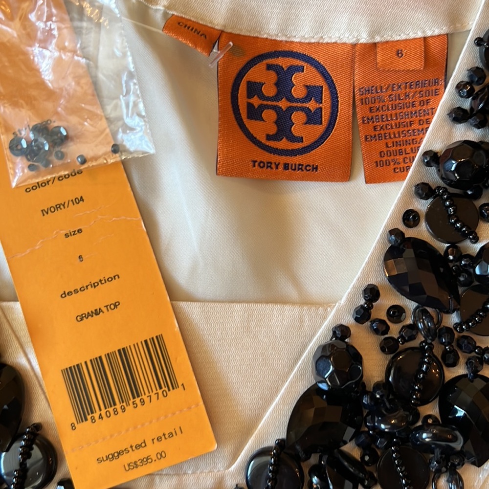 Tory Burch Grania Silk Top - Picture 10 of 13